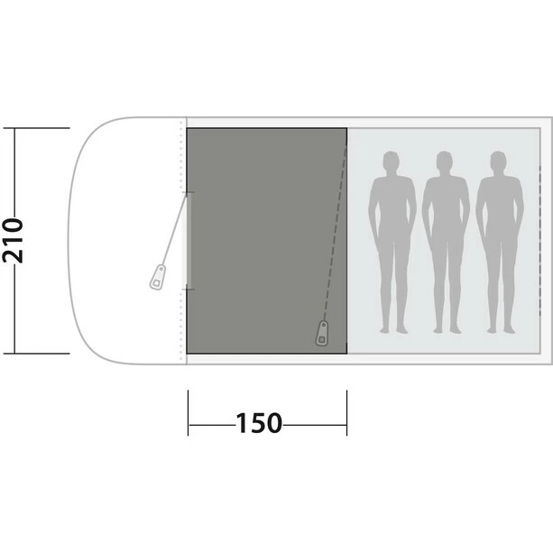 Easy Camp Palmdale 300 Carpet khaki 4 Easy Camp Palmdale 300 Carpet khaki - Image 2