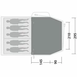 Outwell Springwood 5 Flat Woven Carpet grey -Tent Accessories Sales Store outwell springwood 5 flat woven carpet 3
