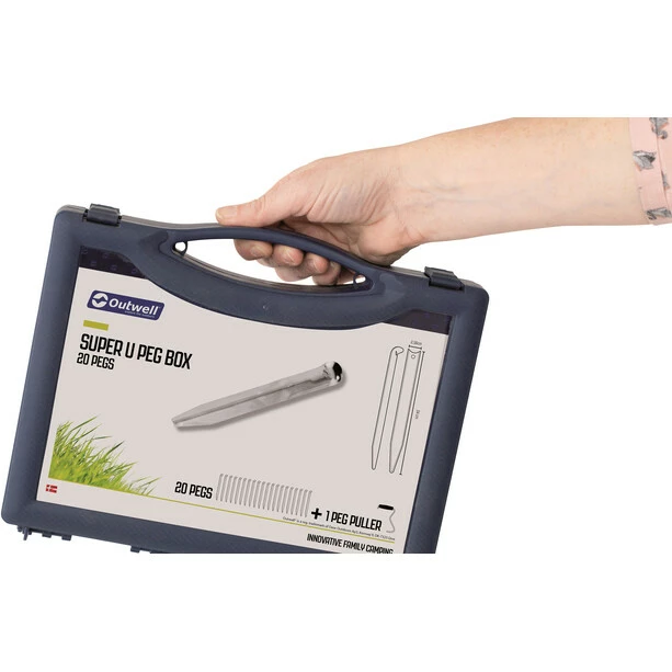 Outwell Super U Peg Box silver 4 Outwell Super U Peg Box silver - Image 2