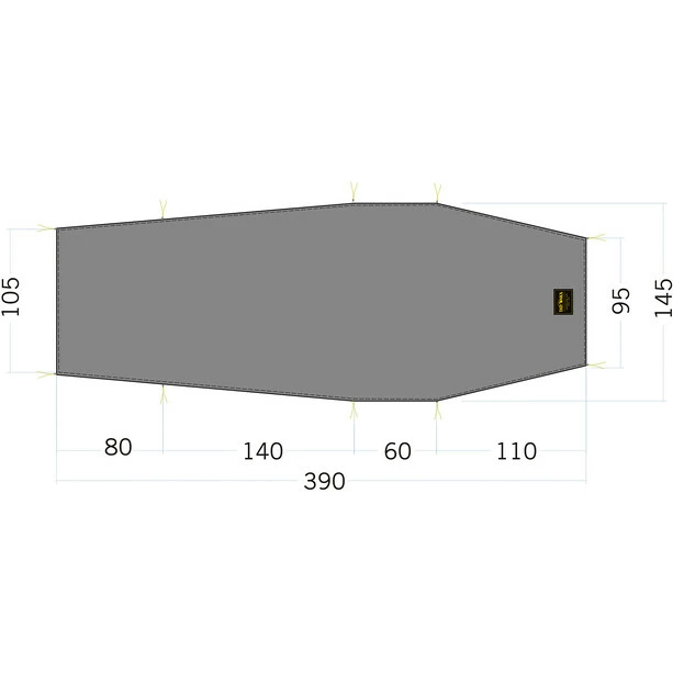Tatonka LT Okisba Floor Sheet 390x95/145cm stone grey olive 3 Tatonka LT Okisba Floor Sheet 390x95/145cm stone grey olive