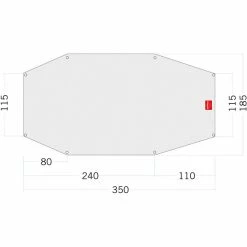 Tatonka PE Arctis 3 Floor Sheet 350x115/185cm
