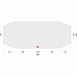 Tatonka PE Family Trek Floor Sheet 660x170/260cm
