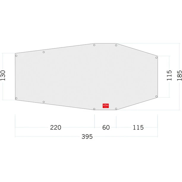 Tatonka PE Grönland 3 Floor Sheet 395x115/185cm 3 Tatonka PE Grönland 3 Floor Sheet 395x115/185cm