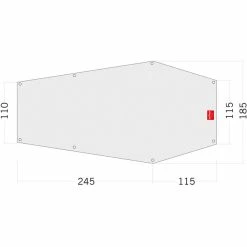 Tatonka PE Narvik 3 Floor Sheet 360x110/185cm
