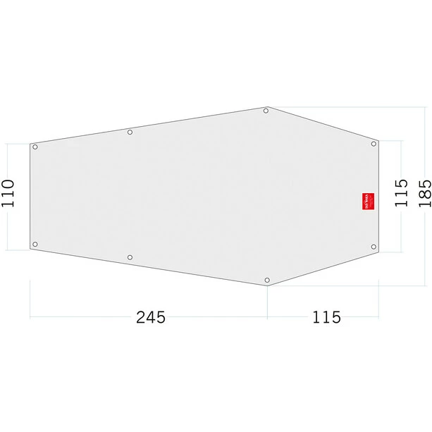Tatonka PE Narvik 3 Floor Sheet 360x110/185cm 3 Tatonka PE Narvik 3 Floor Sheet 360x110/185cm