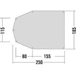 Tatonka Zeltunterlage 250x185cm
